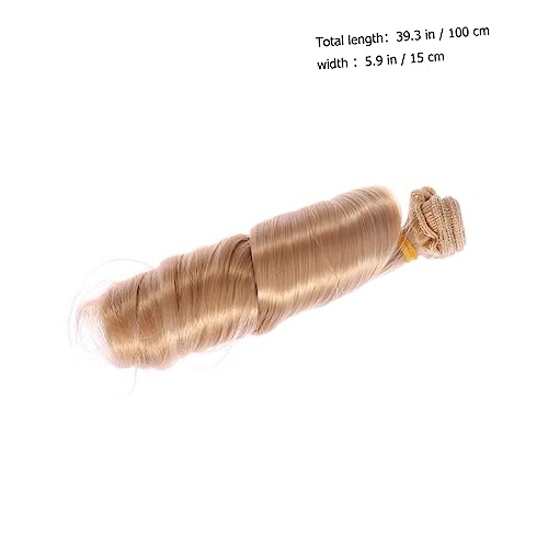 TOYANDONA 5 Piezas Pelo De Muñeca De Bricolaje Pelo De Muñeca para Muñecas Gaby Extensiones De Cabello De Muñeca Herramienta De Restauración Pelo De Muñeca Mohair Bonecas Echar Raíces Peluca