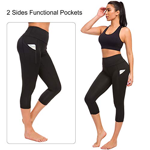 TUPARKA Mallas Pantalones Deportivos Leggings Mujer con bolsillos, Running Fitness cintura alta Medias Pantalones de yoga elásticos Control de barriga Gimnasio Deportes para mujeres