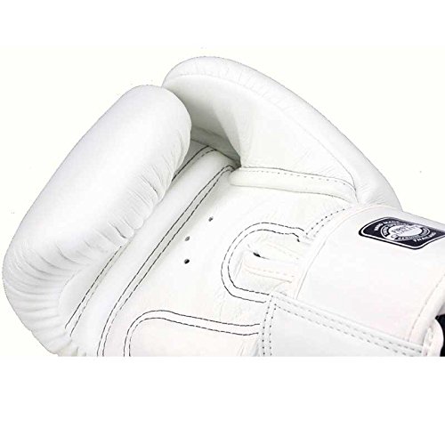 TWINS Boxhandschuhe, Leder, BGVL-3, weiß, Gr. 16 Oz