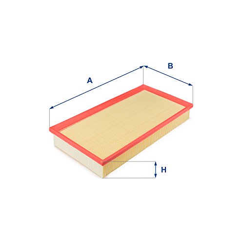 UFI Filters, Filtro de Aire 30.077.00, Filtro de Aire de Recambio, Apto para Coches, Apto para Modelos Audi, Seat, Skoda y Volkswagen