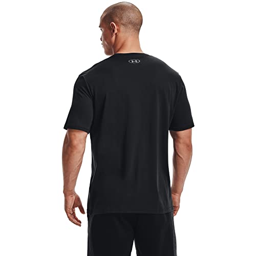 Under Armour UA Boxed Sportstyle Camiseta, Hombre, Negro (Black/Graphite), L