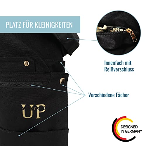 UP Great Mochila de Yoga, Bolsa de Yoga Grande XXL para Esterilla y Accesorios de Yoga, Bolsa de Yoga de Lona de algodón para Esterilla de Yoga, Regalo de cumpleaños