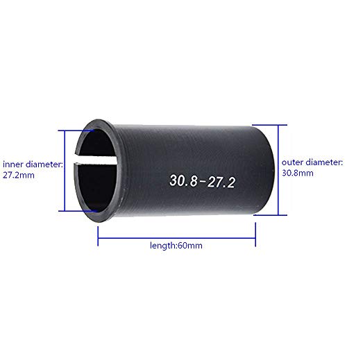UPANBIKE - Adaptador de tubo para sillín de bicicleta (27,2 mm a 31,6 mm)