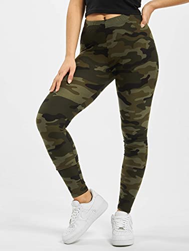 Urban Classics Ladies Camo Leggings Mujer, wood camo, XL