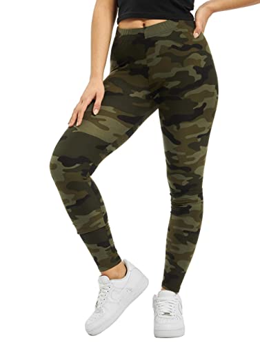 Urban Classics Ladies Camo Leggings Mujer, wood camo, XL
