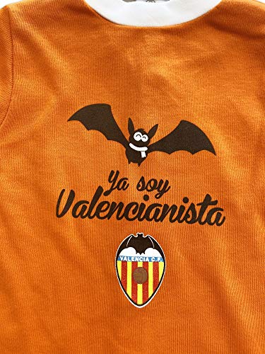 Valencia CF Body Naranja Murcielago VCF 12M Ropa Interior, Unisex bebé