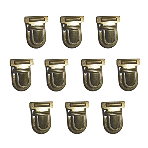 Vasemele 10 Piezas Cierres para Bolsos Cierre de Metálico para Bolso Cerradura del Monedero Cierres de Pulgar para Bolsos Cierre Catch Tuck Lock Cierres Metálicos para Bolsos