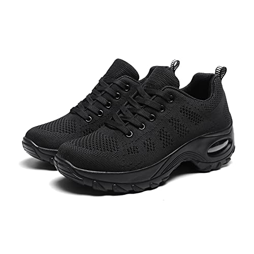 VCIXXVCE Mujer Dance Fitness Sneakers Zapatos Outdoor Transpirable Zapatillas de Danza Jazz Hip - Hop Negro,37 EU