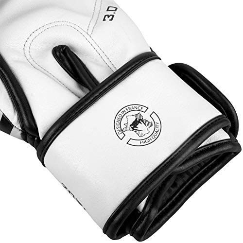 Venum Challenger 3.0 Guantes de Boxeo, Unisex Adulto, Negro/Blanco, 14 Oz