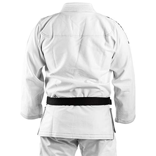 Venum Contender EVO Kimono De Jiu Jitsu Brasileño/BJJ Gi, Unisex Adulto, Blanco, A2.5