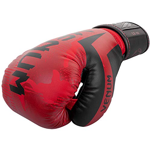 Venum Elite - Guantes de Boxeo para Adultos, Camuflaje Rojo, 12 onzas