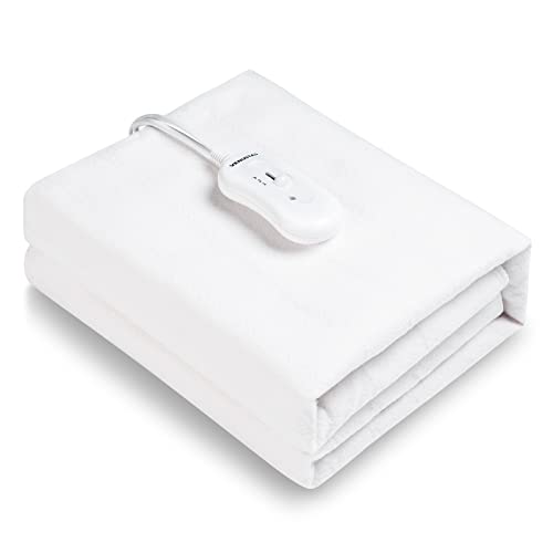 Venustas Manta Electrica, Calientacamas Electrico, Calienta Camas con 6 Niveles de Temperatura, Material de Poliéster Suave, Manta Termica 150 x 80 cm