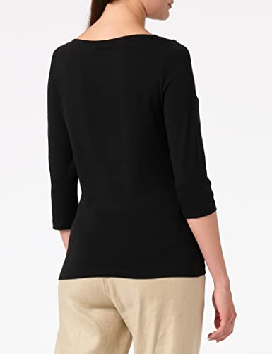 Vero Moda Mujer Vmpanda Modal 3/4 Top Jrs Noos Camiseta de Manga Larga, Negro, XL