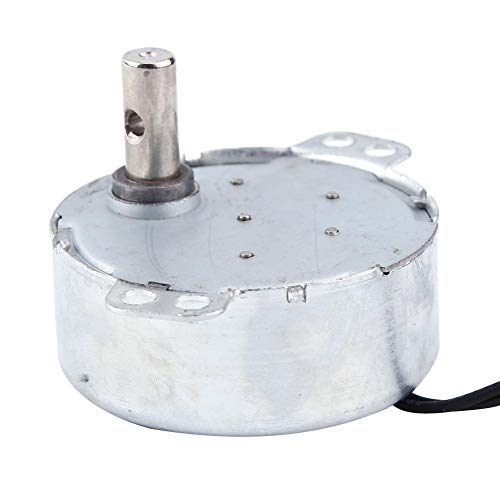 VIFER Motor síncrono, AC 220-240 V Motor síncrono Motorreductor Motor Giratorio Redondo 4 W CW/CCW Piezas del motor (8-10 RPM)