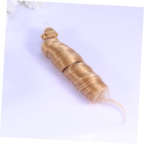 VILLCASE 10 Piezas DIY Artesanía Muñeca Pelo Muñeca Peluca De Pelo Rizado DIY Muñeca Reemplazo De Cabello Pelucas Herramienta Restauradora Pelo De Muñeca Rizado Pelo De Muñeca para