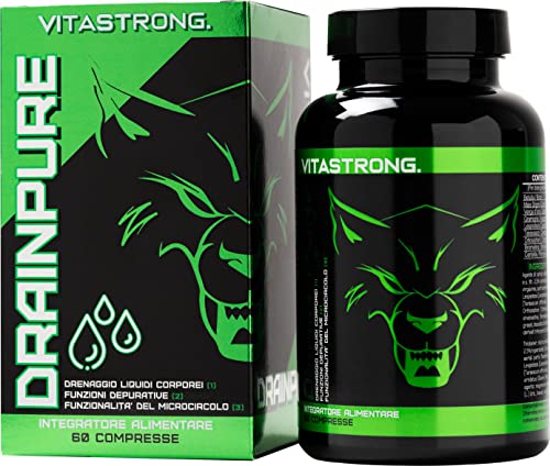 Vitastrong Drainpure DÍA | Adelgazar Rapido y Efectivo Mujer, Detox Adelgazante Potente, Fat Burner, Pastillas Para Adelgazar Muy Rapido | Quema Grasas Adelgazante Mujer | Batidos Para Adelgazar