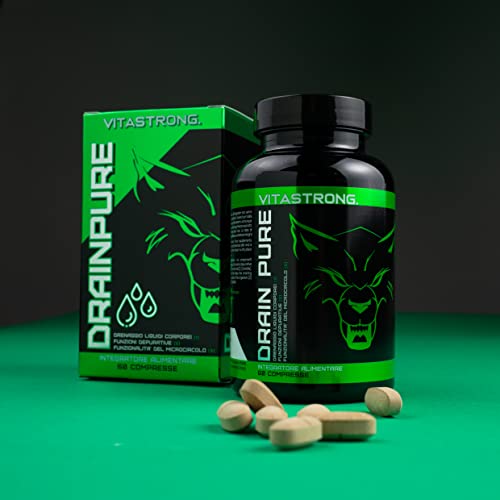 Vitastrong Drainpure DÍA | Adelgazar Rapido y Efectivo Mujer, Detox Adelgazante Potente, Fat Burner, Pastillas Para Adelgazar Muy Rapido | Quema Grasas Adelgazante Mujer | Batidos Para Adelgazar