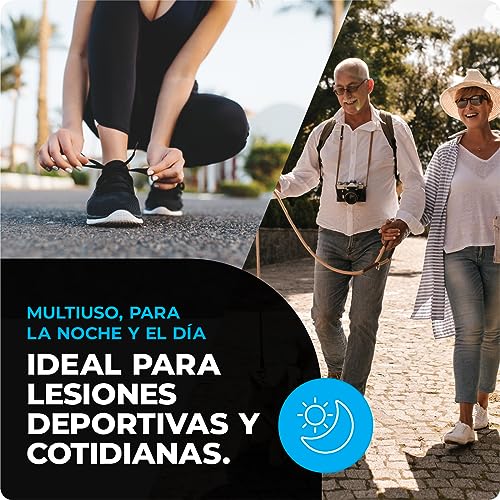 VITTO Rodilleras Menisco y Ligamento - Rodilleras Transpirable y Antideslizante para Hombre y Mujer, Rodillera Deportiva Compresion para Crossfit, Correr, Entrenamiento, Baloncesto (+ Correa, XL)