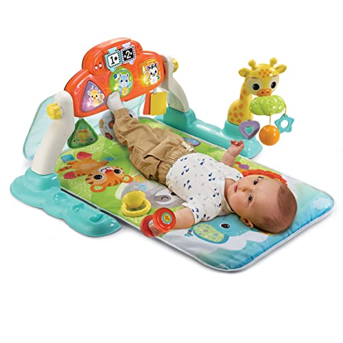 VTech Baby - Alfombra de gimnasio Selva divertida | Manta de actividades para bebés +0 meses | Versión ESP | Multicolor