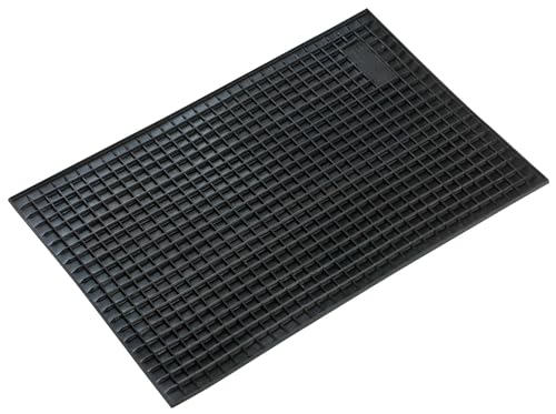 WALSER Alfombra de goma universal, alfombra antideslizante cortada a medida, alfombra de nido de abeja antideslizante, alfombra de goma 42x28 cm 14938