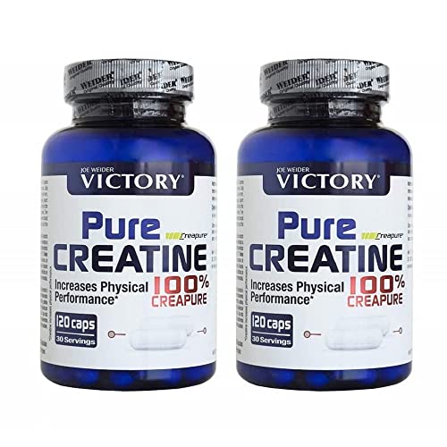 Weider Pack Duo Pure Creatine (2 X 120 caps) en capsulas, 100% creapure