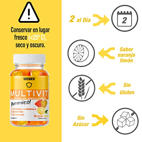 Weider Pack Gummies Melatonin + Multivit 640 ml