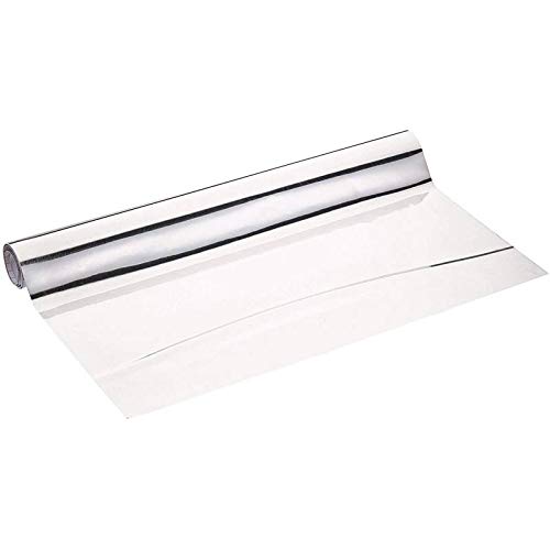 Wenko 5108013500 - Lámina Espejo Recortable, de plástico, 58 x 150 cm, Color Plateado