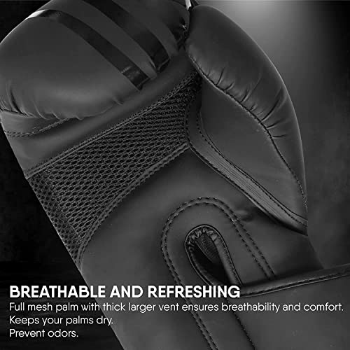 WFX Guantes de Boxeo Profesionales de Cuero para Artes Marciales Mixtas y Kickboxing, Saco de Boxeo para Entrenamiento de Muay Thai (12 onzas)