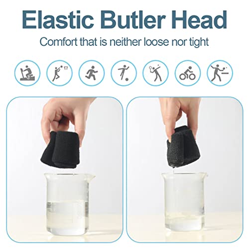 WJI 3 Piezas Cinta de Cabeza para Hombre, Cinta de Cabeza para Hombre y Mujer, Cinta de Cabeza Deportiva Elástica Antideslizante Cinta de Cabeza para Hombre Cinta de Cabeza para Mujer Jogging Running