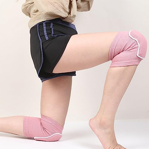 WJIAEER Paquete de 2 Rodilleras, Juego de Rodilleras Deportivas, Rodilleras de Baile, Rodilleras elásticas, Rodilleras para niños y Adultos para Baile, fútbol, ​​Trotar, Yoga, Danza