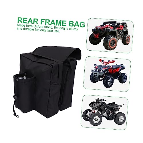 WOFASHPURET Bolso Lateral Alforjas De Antiguas Bicicleta Estática Bolsa De Cuadro Trasero Tirar Las Alforjas Bolsa De Bicicleta Bike Universal Tela Oxford Paquete De Vigas Delanteras