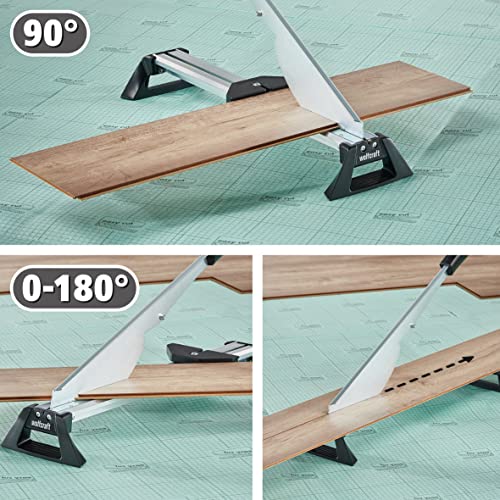 wolfcraft Guillotina para laminado LC 600, 6937000, La potente y precisa guillotina para laminado
