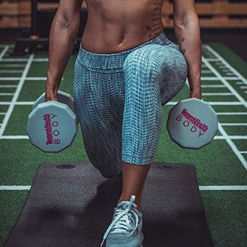 Women's Health BODY - Mancuerna Corta para Entrenamiento de Cuerpo Entero, Gris