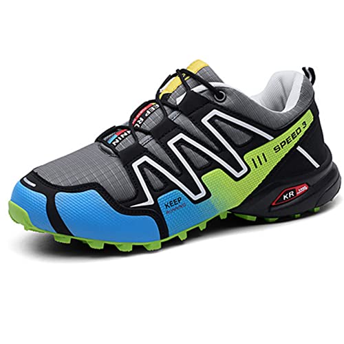 WYUKN MTB Zapatillas Ciclismo Hombre Carretera Zapatillas Bicicleta Montaña para Hombres Deportes al Aire Libre, Zapatillas de Bicicleta de Carretera,C1-43EU