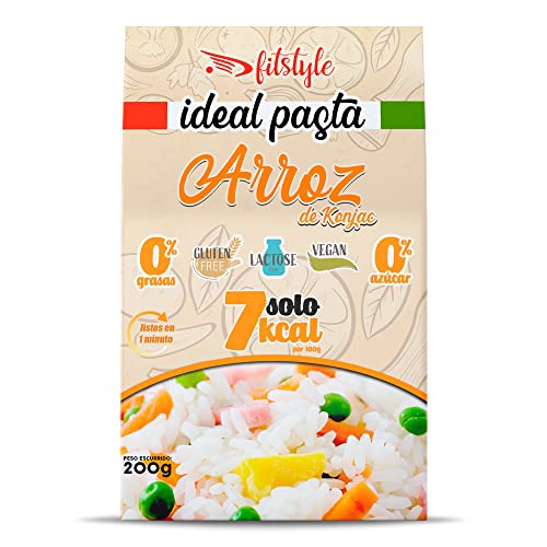 (x6) Pasta Konjac FITstyle | Konjac | Sin calorías | Saciante | Escurrir, aliñar y listo (2 x Espinacas - 2 x Tomate - 2 x Albahaca)