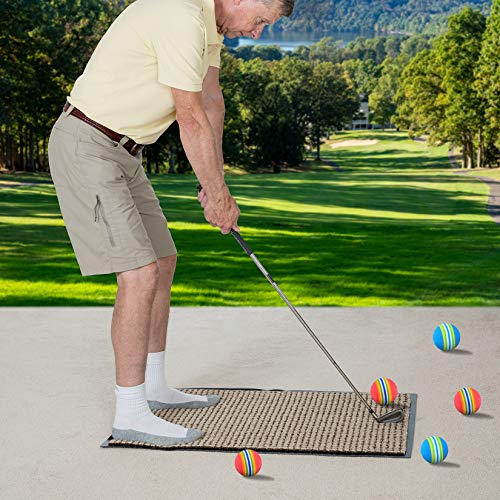 Xiaomoyu Bolas de Golf, Pelotas de Golf de Práctica, Pelotas Golf de Esponja Espuma, Parque de Bolas Colores para Niños, Interior - 26 Piezas/Rojo, Azul