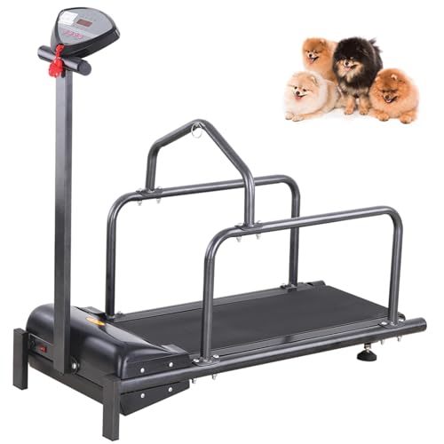 XUCS Cinta De Correr para Perros Pequeños, Máquina para Correr para Perros, Equipo De Entrenamiento Inteligente para Perros Que Caminan, Pantalla LCD, Velocidad De 0,8 a 6 Km/h, hasta 176 LB