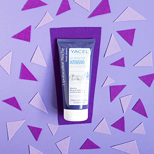 Yacel Lipoescultor Noche | Gel Lipe-Reductor Quemagrasas Noche | Reduce Grasas Localizadas y Elimina Líquidos | Apto en periodo de Lactancia | 200ml