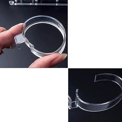 Yhuasia 15 Pcs Expositor Relojes, Galeria del Coleccionista, Galeria Coleccionista, Expositor de Relojes Transparente para Sobremesa, Vitrina y Mostrador de Pulseras de Reloj