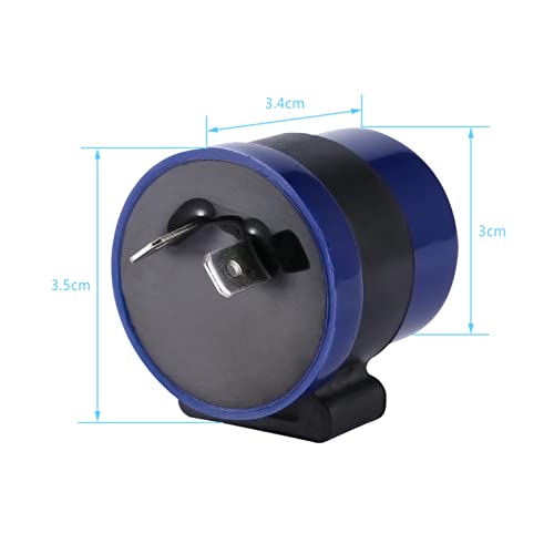Yosoo - Relé indicador de señal intermitente de 2 clavijas, 6-12 V, color azul
