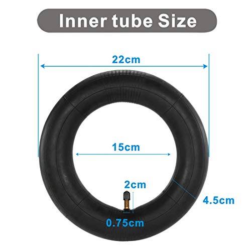 Yungeln 8 1 / 2x2 Cámaras de Aire 8.5 Pulgadas Compatible para Scooter Xiaomi 1S M365 Pro Pro2 - Repuesto para los Patinete Eléctrico