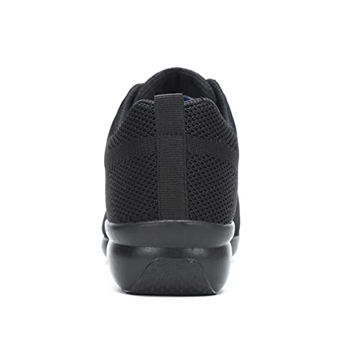 Zapatillas de danza para mujer, ligeras, transpirables, para bailar, fitness, yoga, negro (schwarz 1), 39 EU
