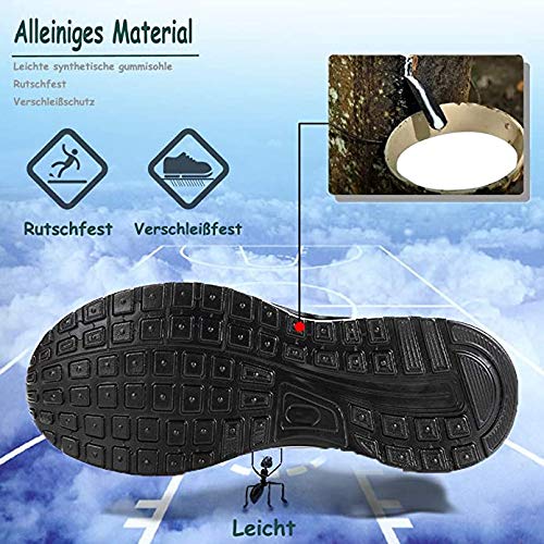 Zapatillas de Deporte Unisex Zapatos para Correr Jogging Gimnasio Deportes Fitness Nitrógeno Cojín de Aire