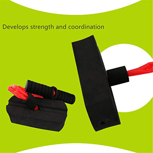 Zapato con Sentido elástico para Exteriores, Juguete para niños, Entrenamiento Deportivo para niños, Equipo de Fitness y Yoga Goma Eva Colchoneta (Black, One Size)