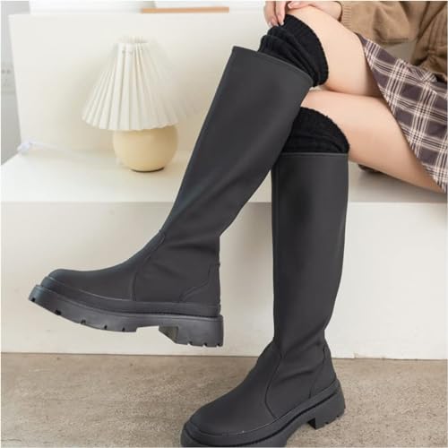 ZKGYUS 1 Par Calentadores Modernos para Ballet, Baile, Aeróbico Deportivo, Calentar, Calientapiernas de la Pierna de Algodón para Mujer, Talla única (Negro)