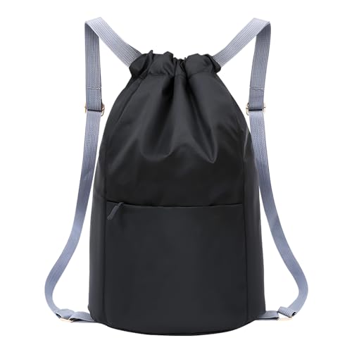 ZSMJAER Bolsa con Cordón, Mochila de Cuerdas, Impermeable Mochila Tela, Gymsack Fácil de Doblar Para Guardarla, Bolsa de Hombro Doble con CordónIdeal Para Adulto/Niño/Adolescentes Deportistas