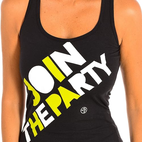 Zumba Top Dazzle Racerback Negro XS