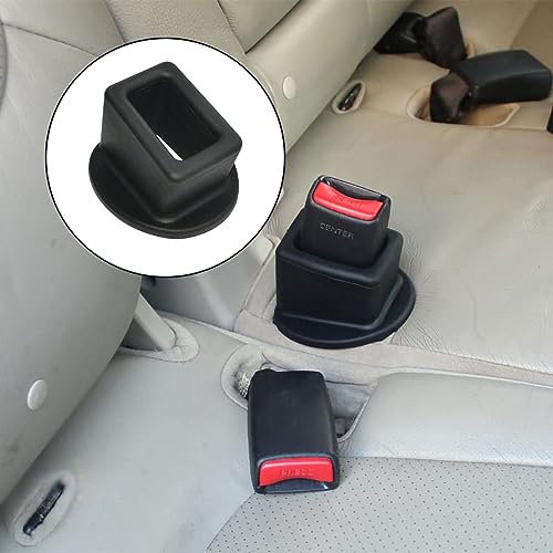 ZUWIT Soporte para Hebilla de Cinturón de Seguridad - Fácil Acceso a las Hebillas de los Asientos Traseros - Enchufa el Cinturón de Seguridad con una Sola Mano (Negro x1)
